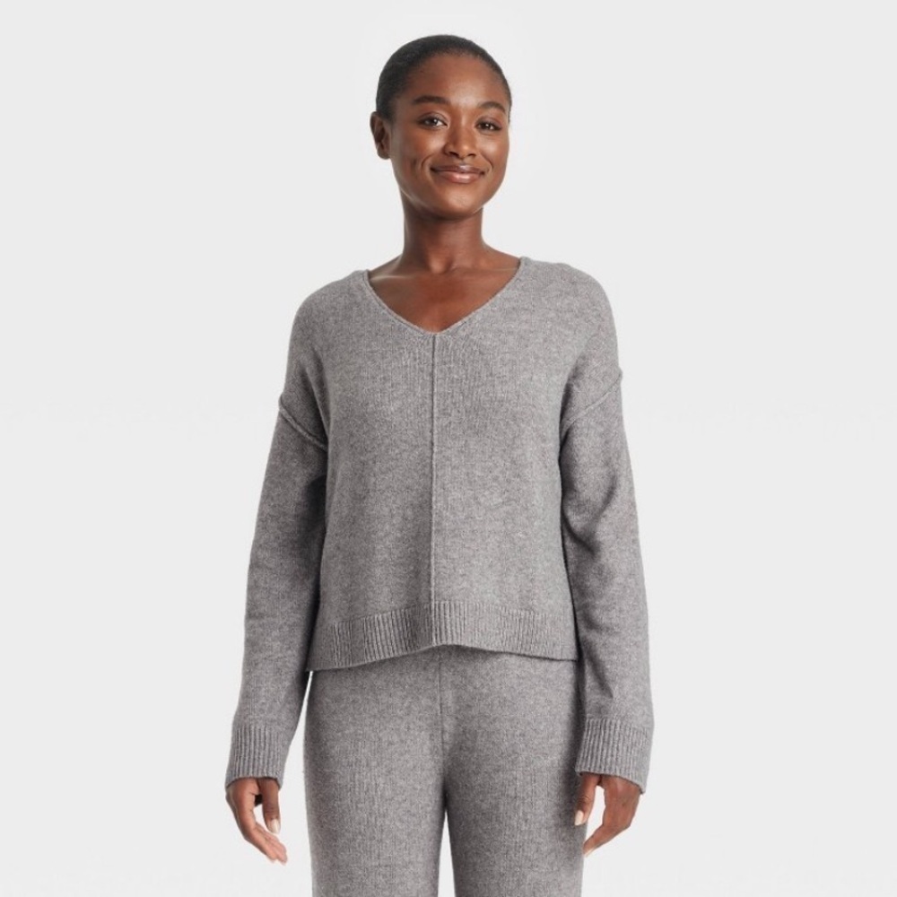 Women's Pullover Pajama Sweater - Auden™
Heathered Gray new